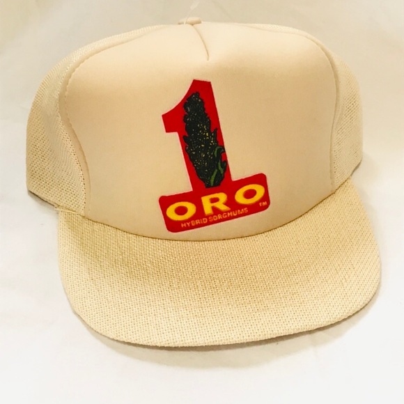 Vintage Trucker Style Mesh SnapBack Hat Farmer - Picture 1 of 7